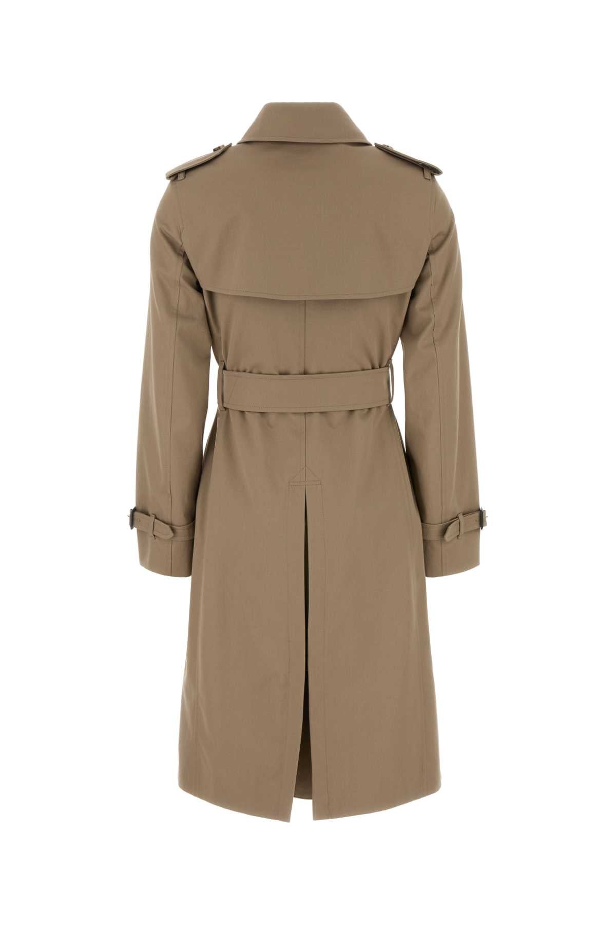 Burberry Women's Cotton Trench Coat in Beige - view 2