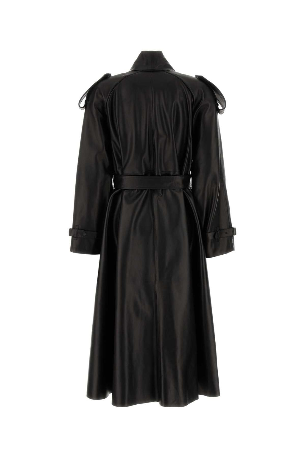 Burberry Women's Leather Coat in Black - view 2