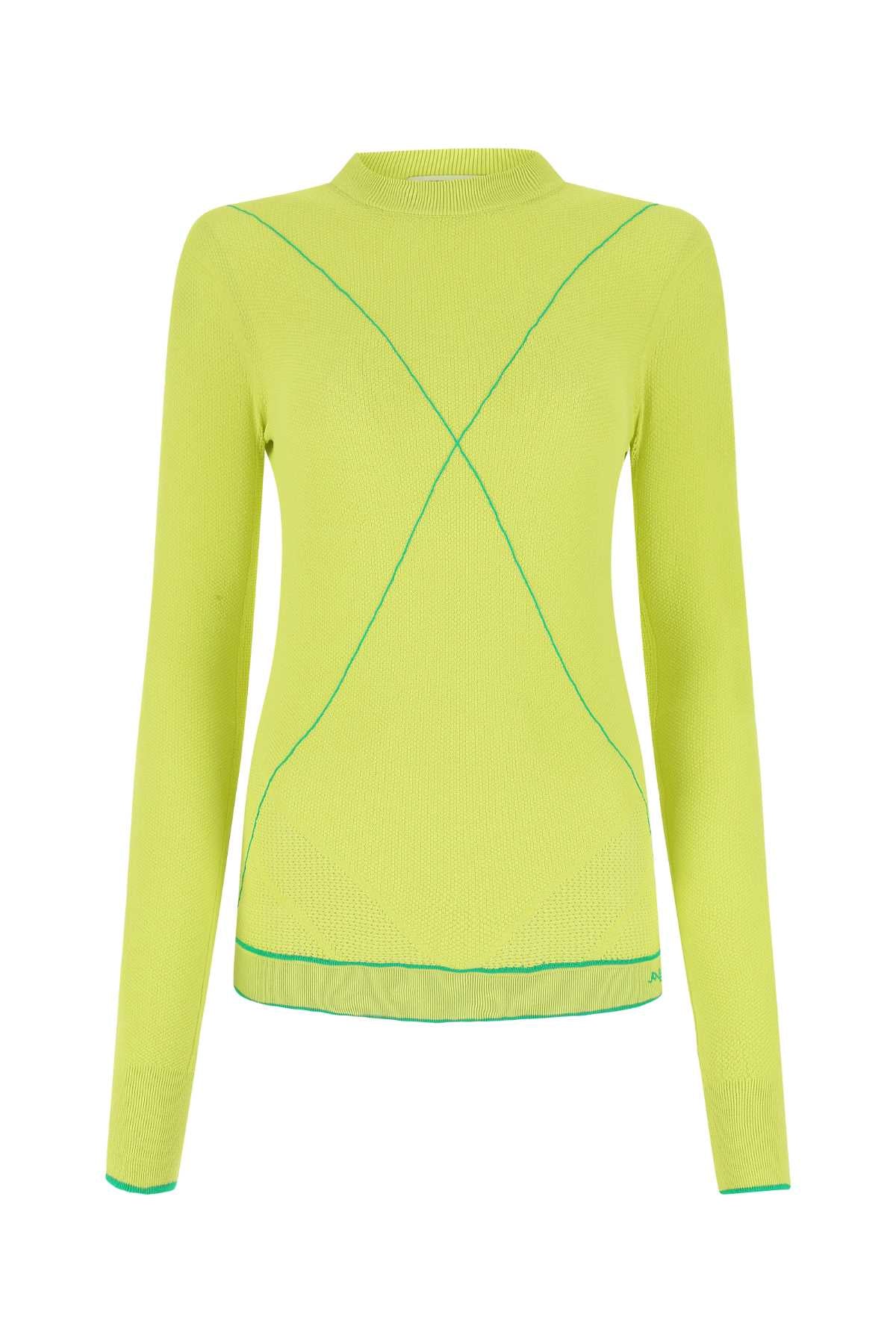 Bottega Veneta Women's Viscose Knit Top in Yellow - view 1