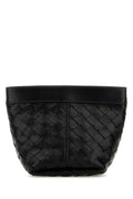 Bottega Veneta Women's Calfskin Prism Pouch in Black - view 1