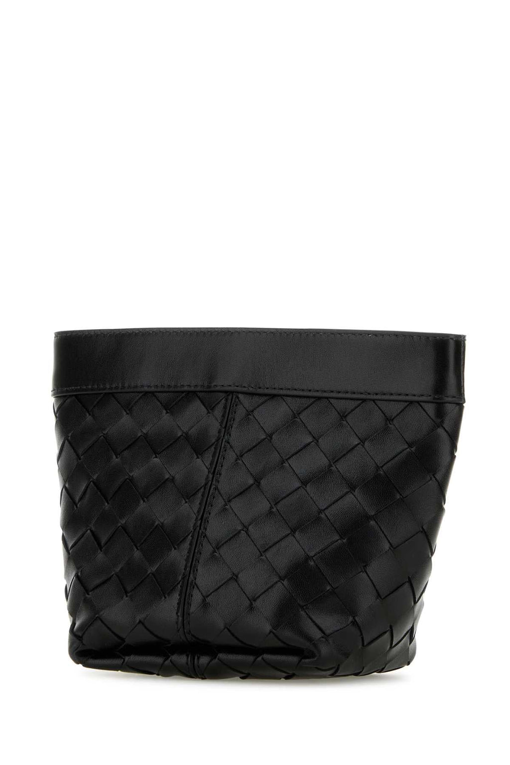 Bottega Veneta Women's Calfskin Prism Pouch in Black - view 2