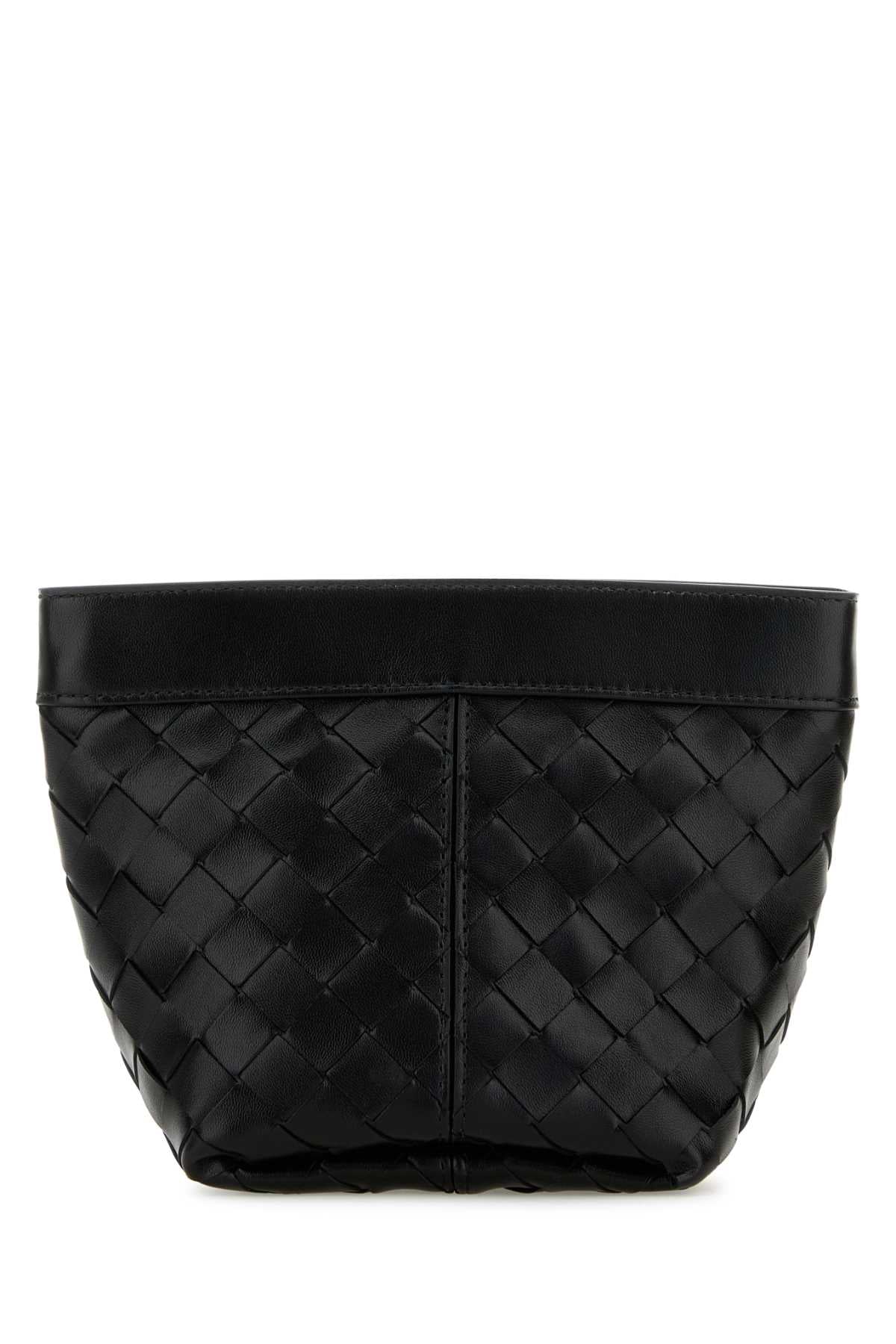Bottega Veneta Women's Calfskin Prism Pouch in Black - view 3
