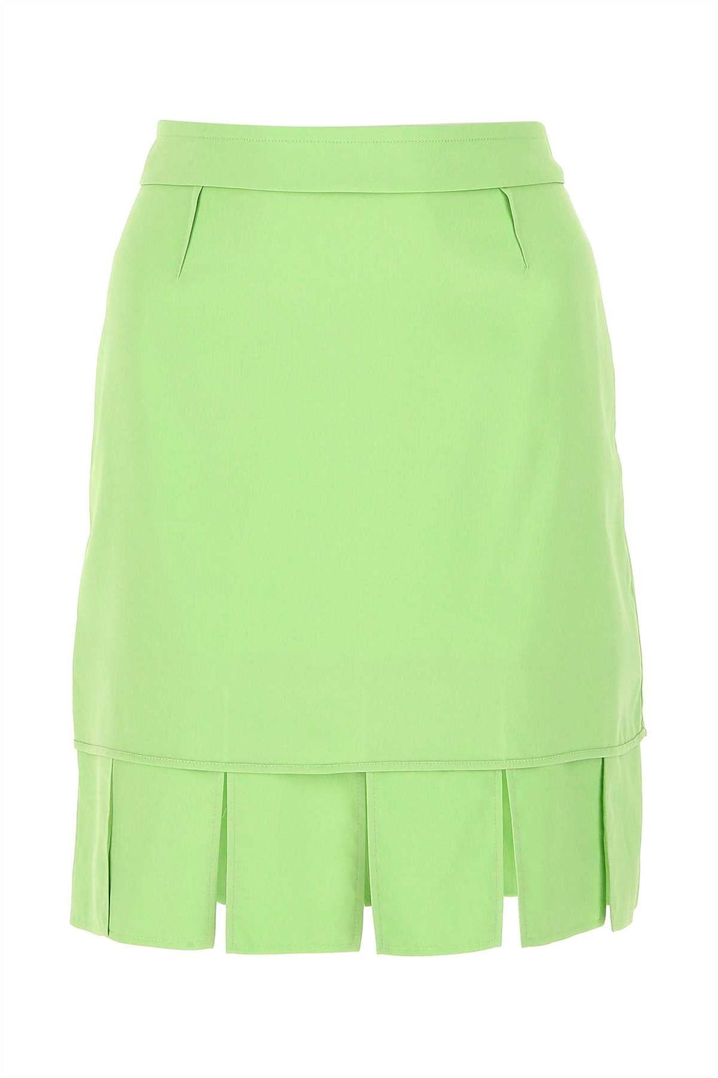Bottega Veneta Women's Viscose Mini Skirt in Light Green - view 1