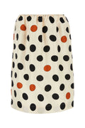 Bottega Veneta Women's Silk Dot Skirt in Multicolour - view 1