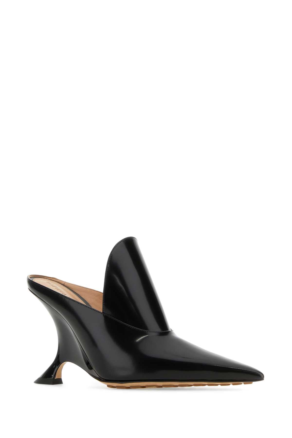 Bottega Veneta Women's Calfskin Mules in Black - view 2
