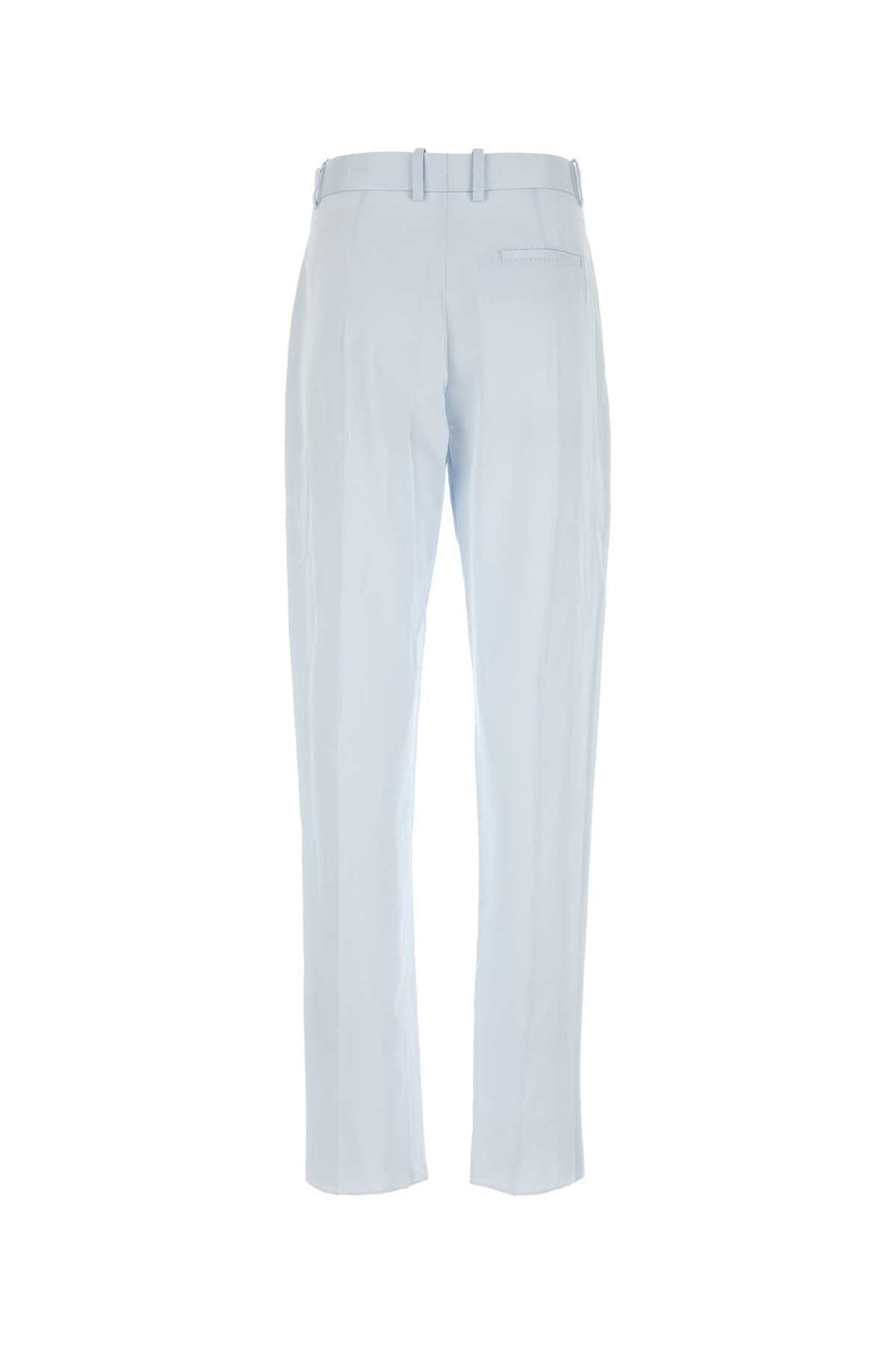Bottega Veneta Women's Viscose Trousers in Light Blue - view 2
