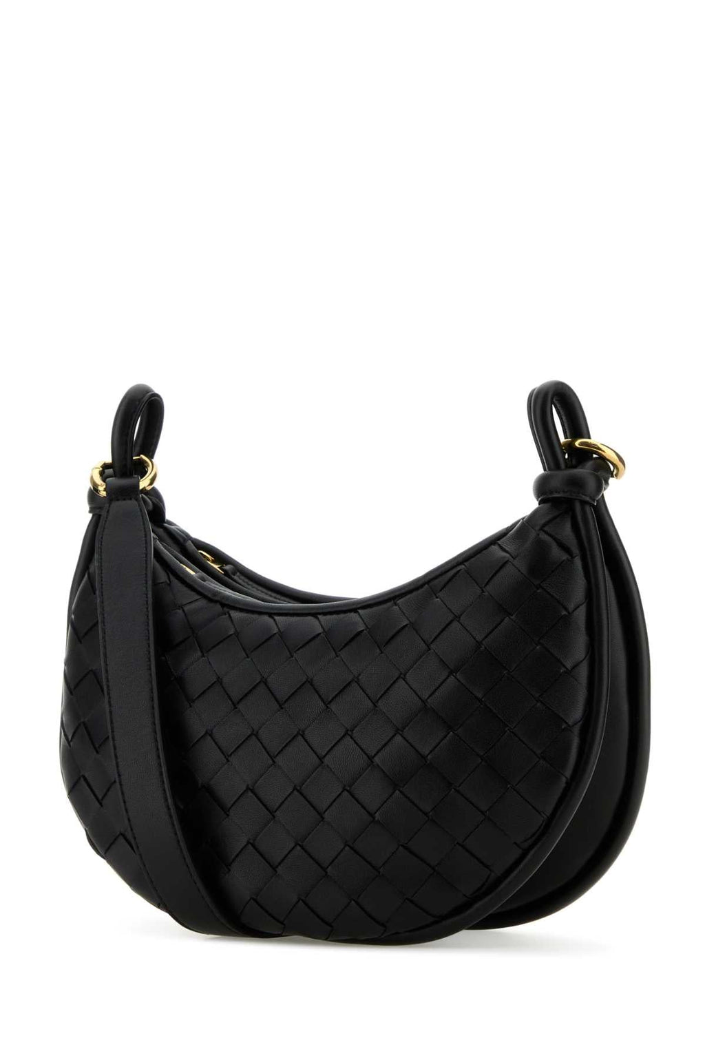 Bottega Veneta Women's Lambskin Shoulder Bag in Black - view 2