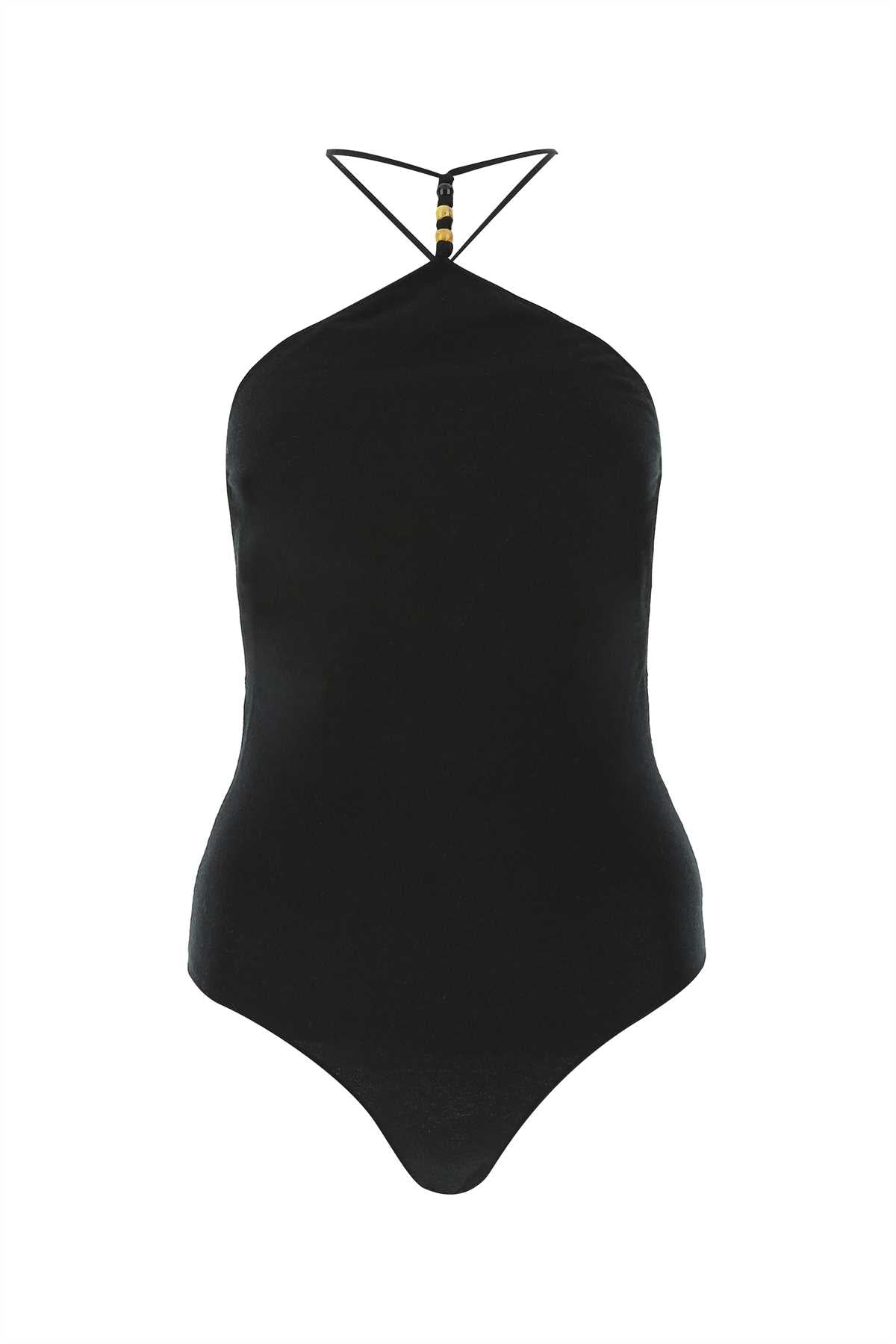 Bottega Veneta Women's Cashmere Bodysuit in Black - view 1