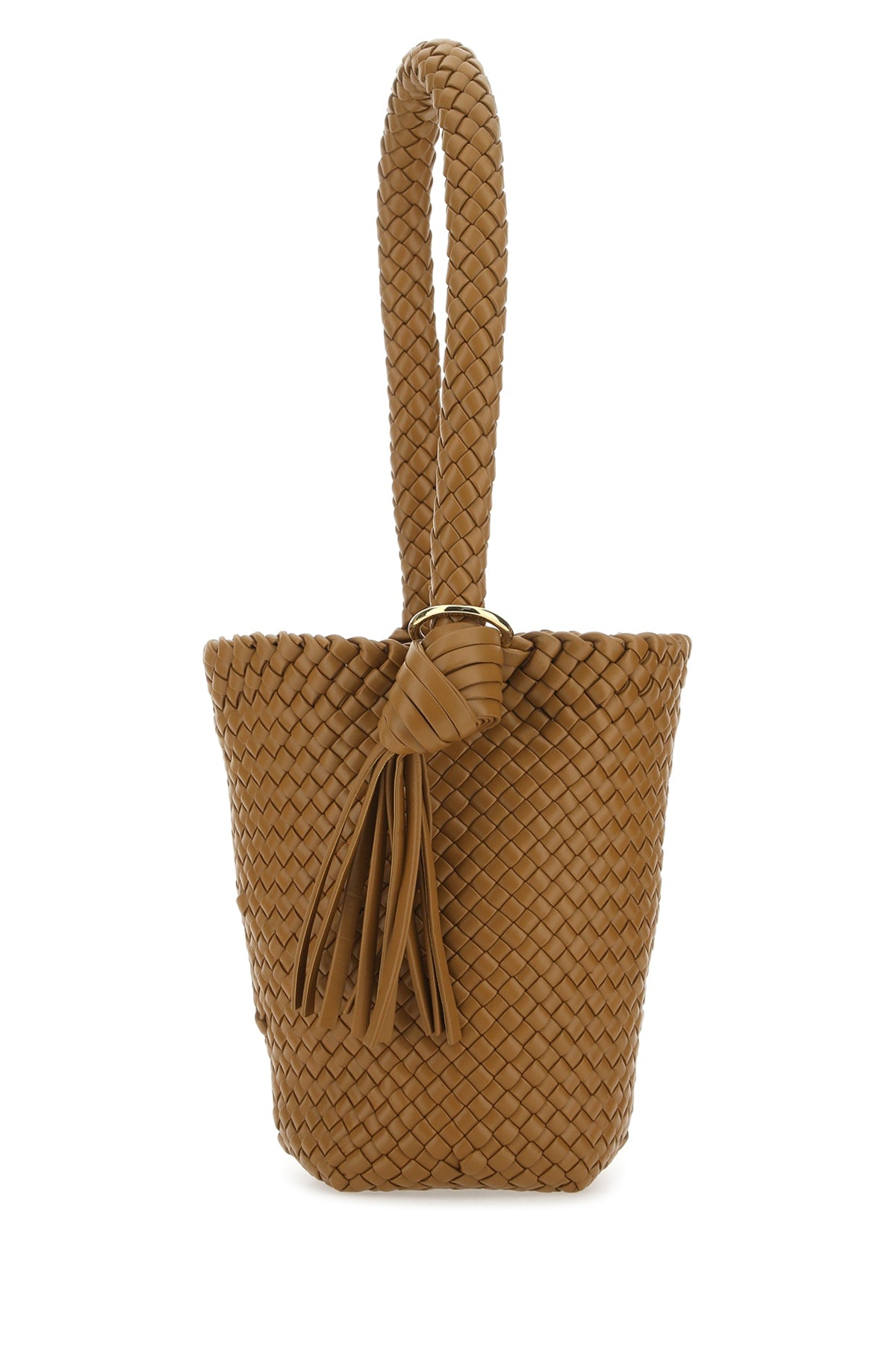 Bottega Veneta Women's Woven Bucket Bag in Camel - view 1