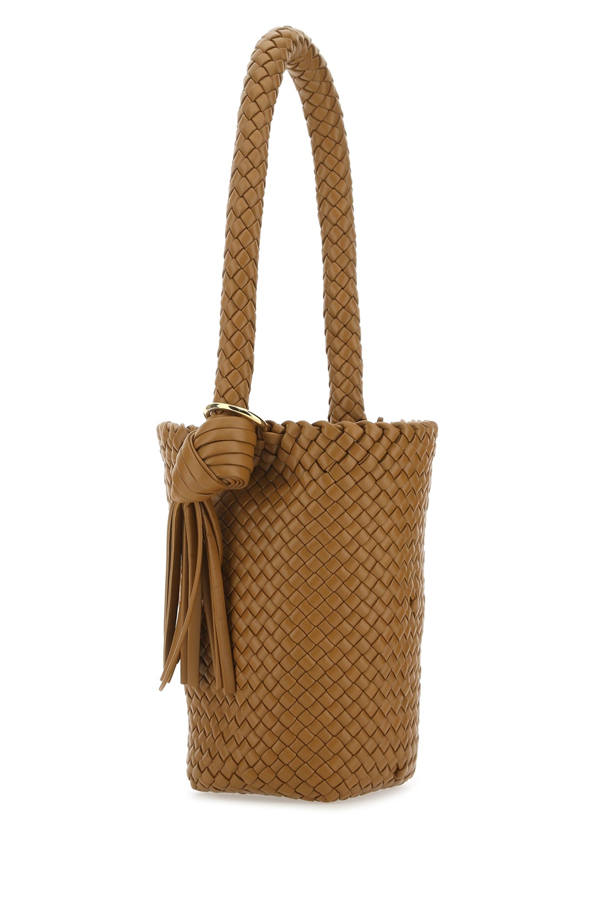 Bottega Veneta Women's Woven Bucket Bag in Camel - view 2