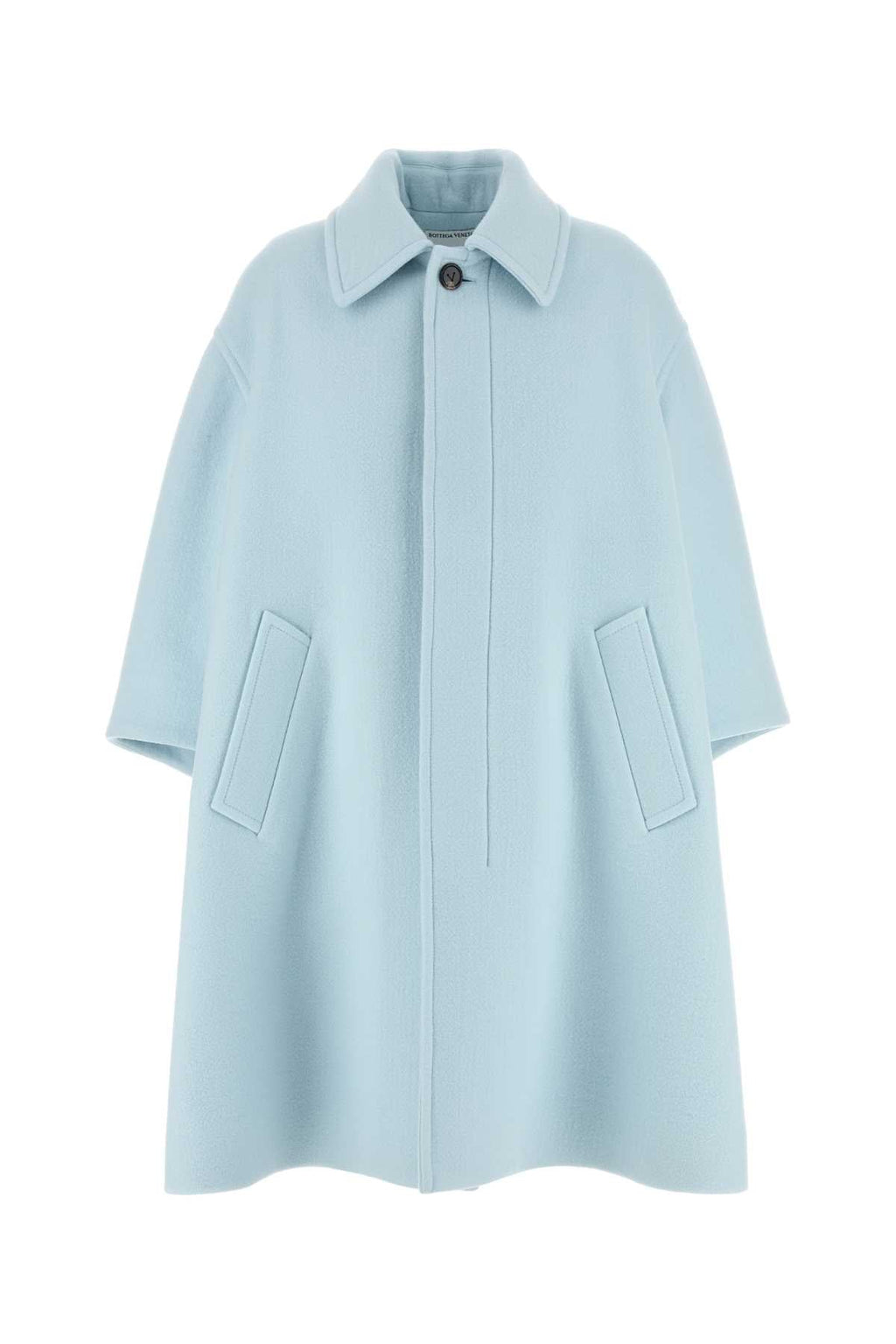Bottega Veneta Women's Cashmere Coat in Light Blue - view 1