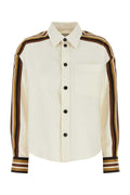 Bottega Veneta Women's Viscose Shirt in White - view 1
