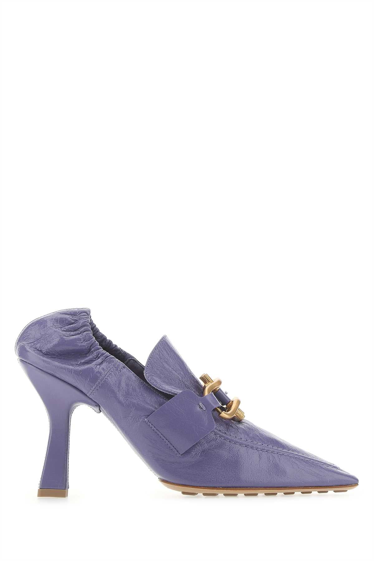 Bottega Veneta Women's Lambskin Pumps in Lilac - view 1