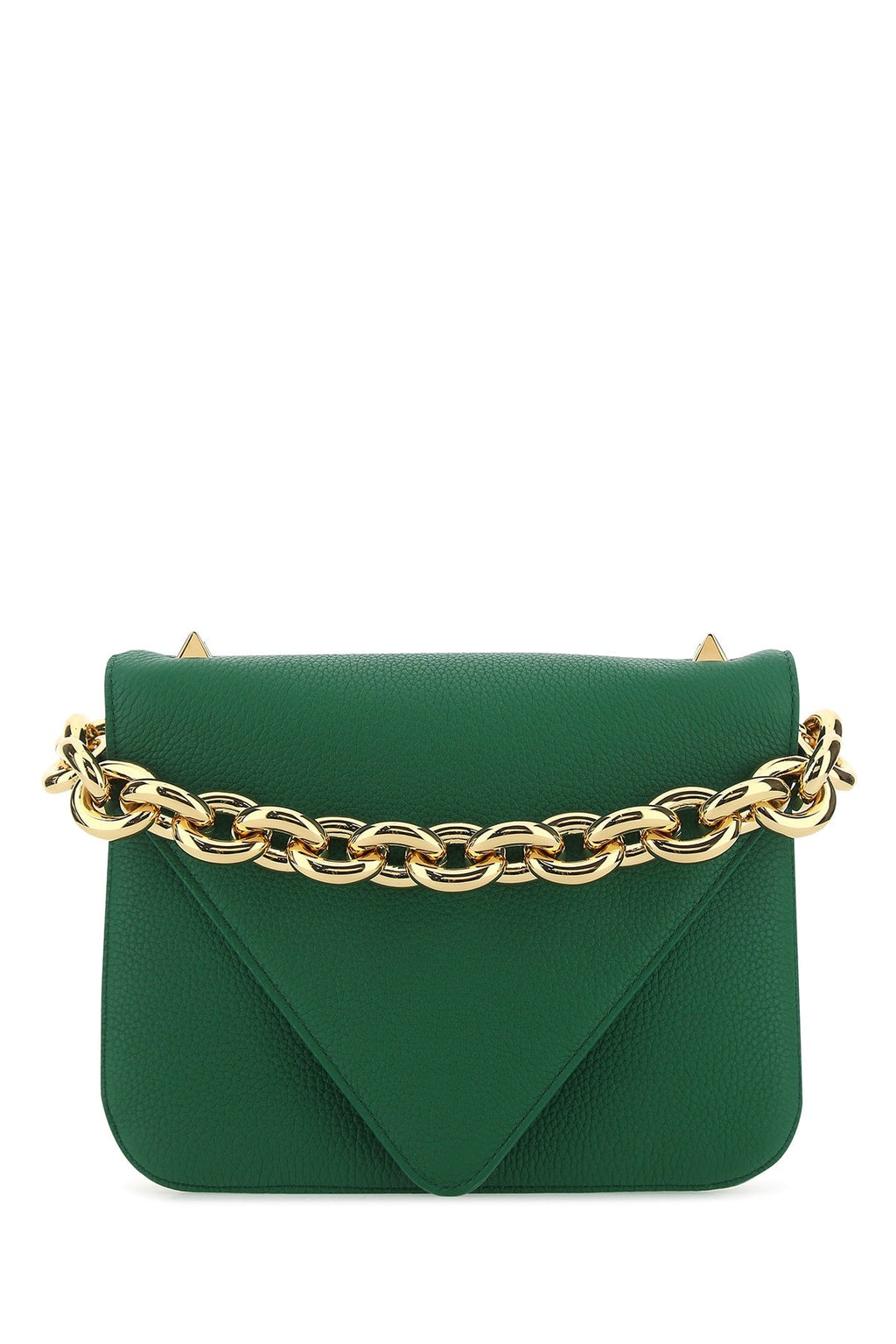Bottega Veneta Women's Leather Chain Bag in Green - view 1