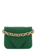 Bottega Veneta Women's Leather Chain Bag in Green - view 1
