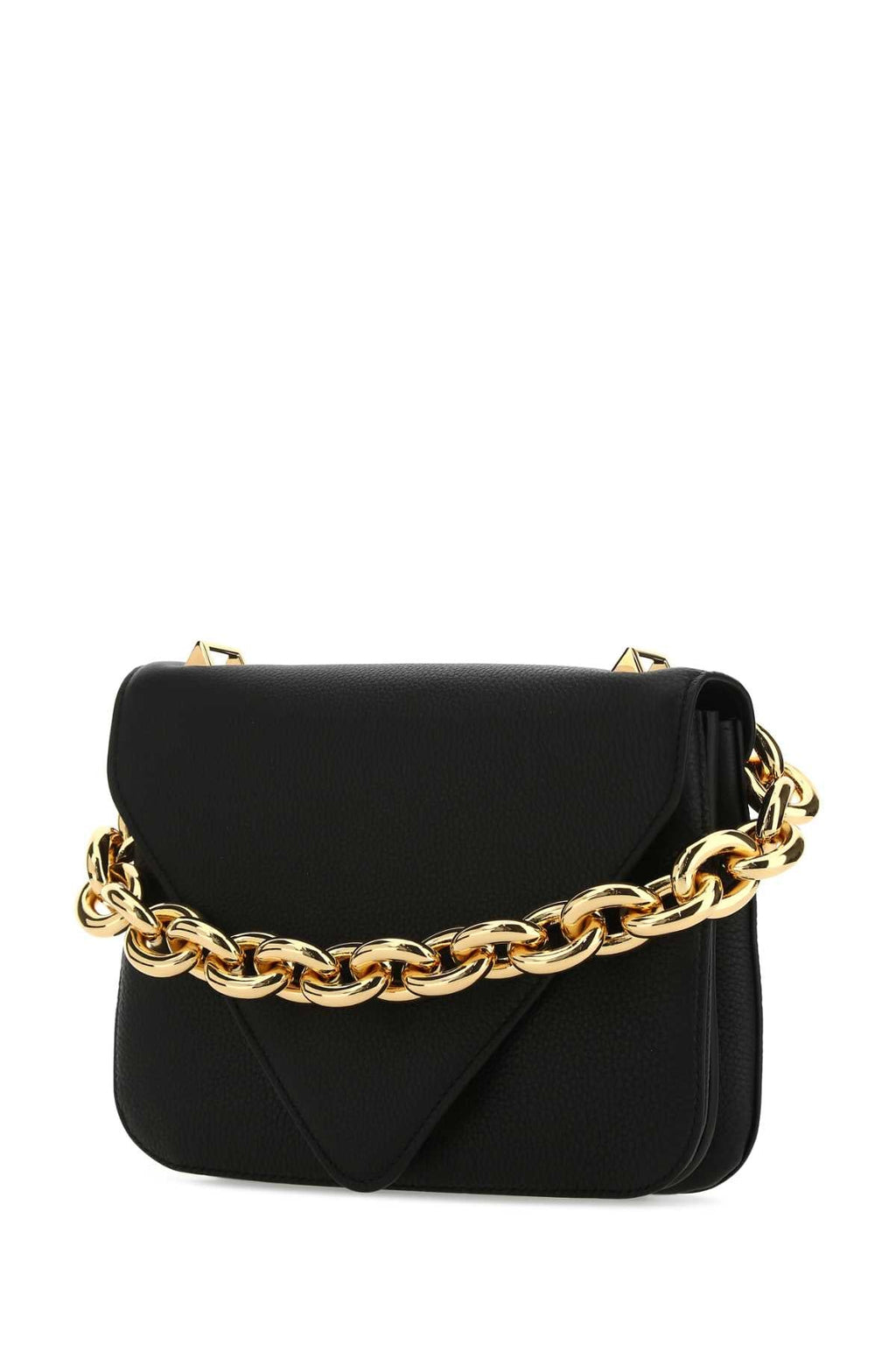 Bottega Veneta Women's Leather Envelope Bag in Black - view 2