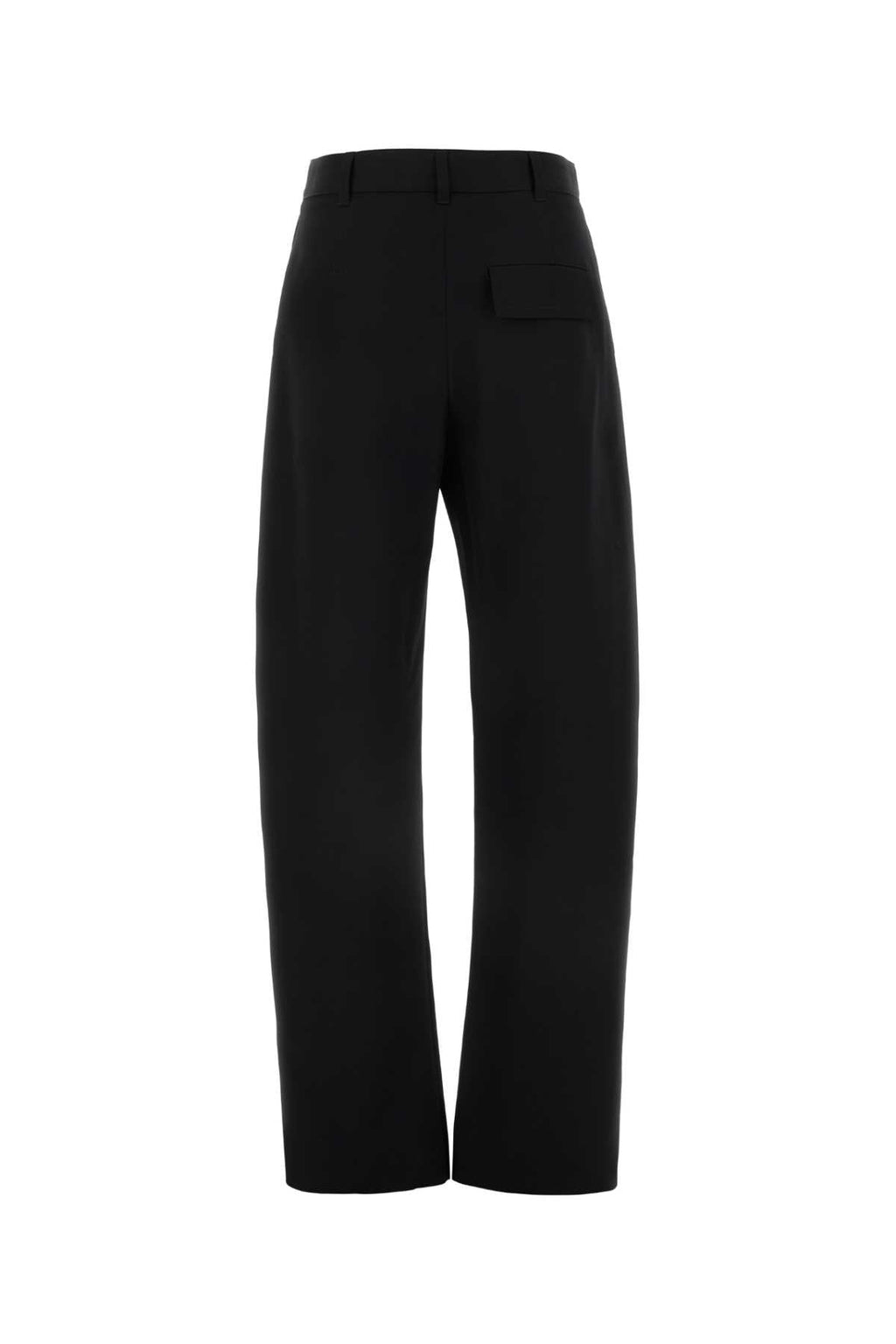 Bottega Veneta Women's Wool Straight Pants in Black - view 2