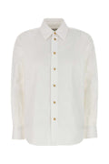 Bottega Veneta Women's Cotton Poplin Shirt in White - view 1
