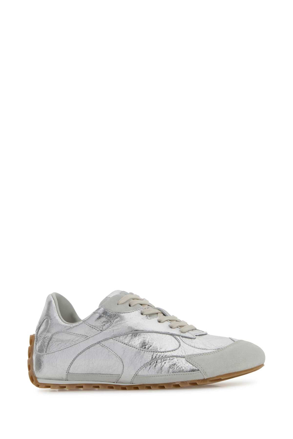 Bottega Veneta Women's Calfskin Orbit Sneakers in Silver - view 2