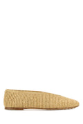 Bottega Veneta Women's Raffia Ballet Flats in Gold - view 1