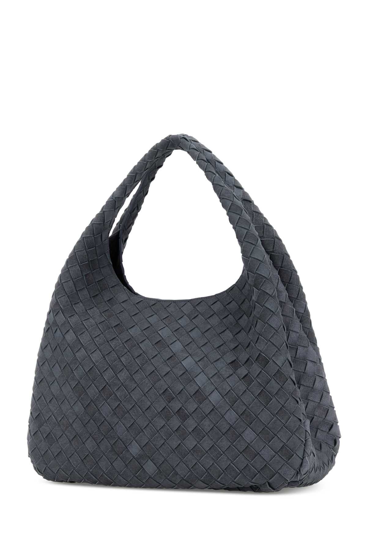 Bottega Veneta Women's Lambskin Campana Hobo in Grey - view 2