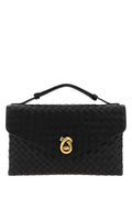 Bottega Veneta Women's Lambskin Clutch in Black - view 1