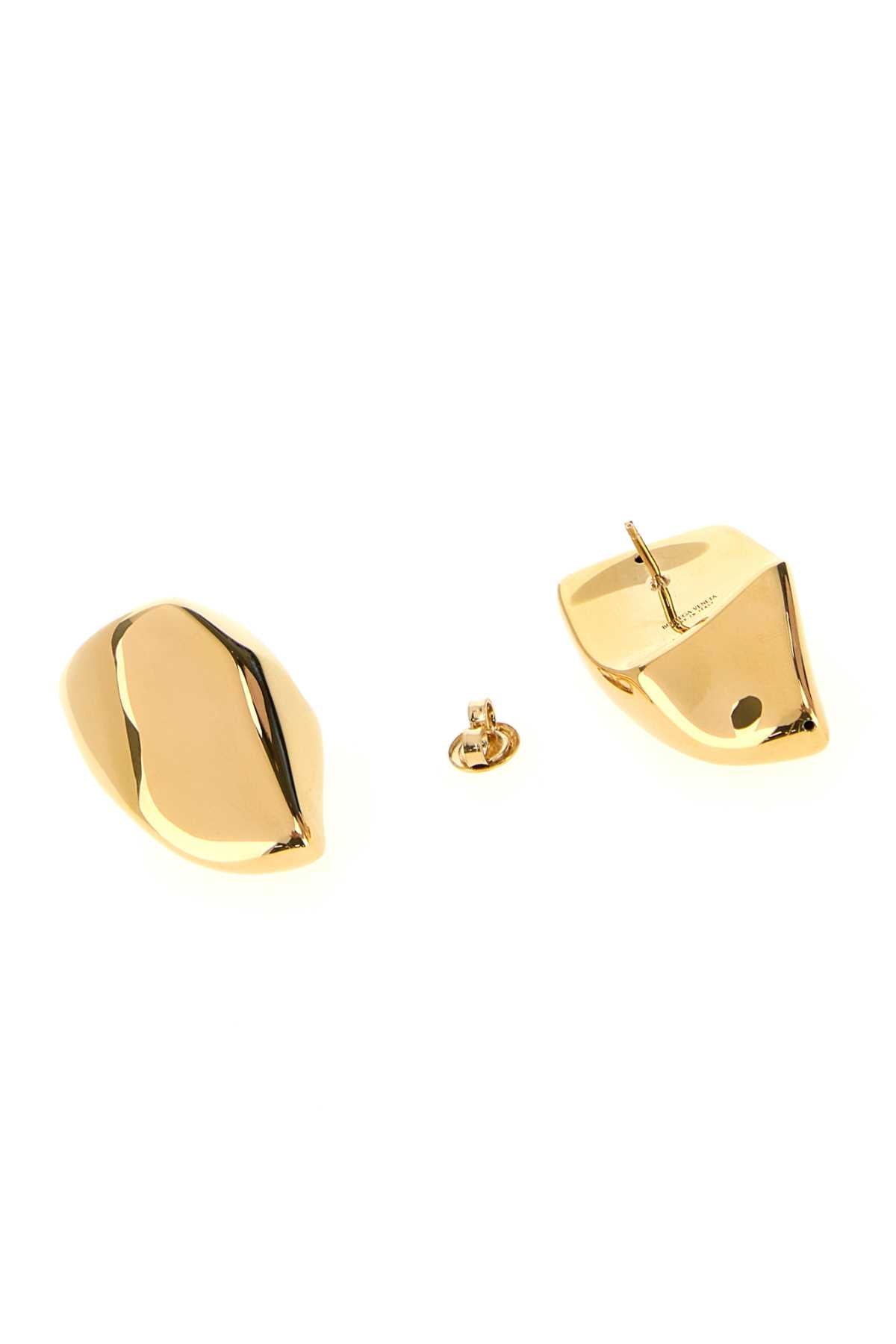 Bottega Veneta Women's Prisma Small Gold Earrings in Gold - view 3