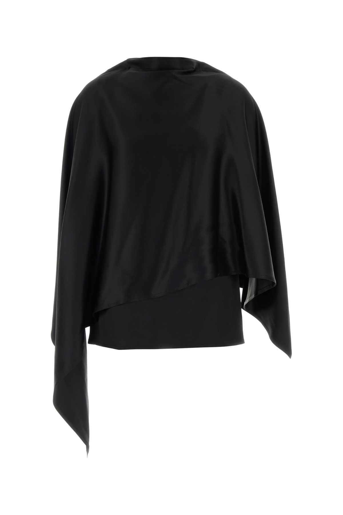 Bottega Veneta Women's Silk Top in Black - view 1