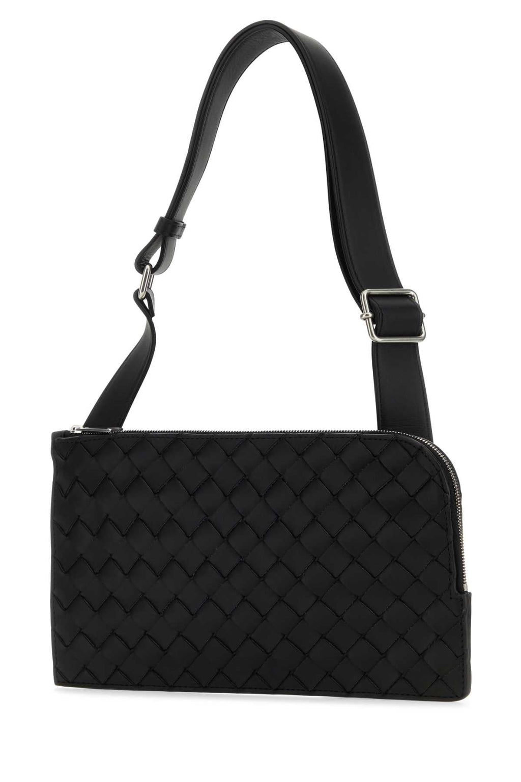 Bottega Veneta Men's Leather Handbag in Black - view 2