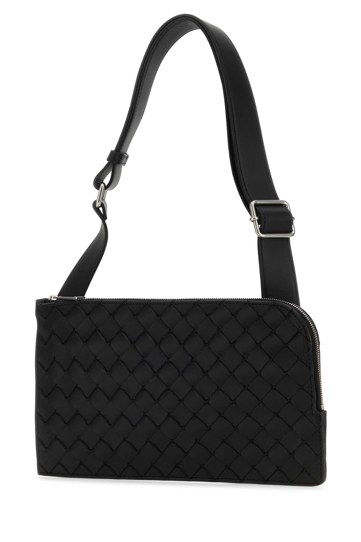 Bottega Veneta Men's Leather Handbag in Black - view 2