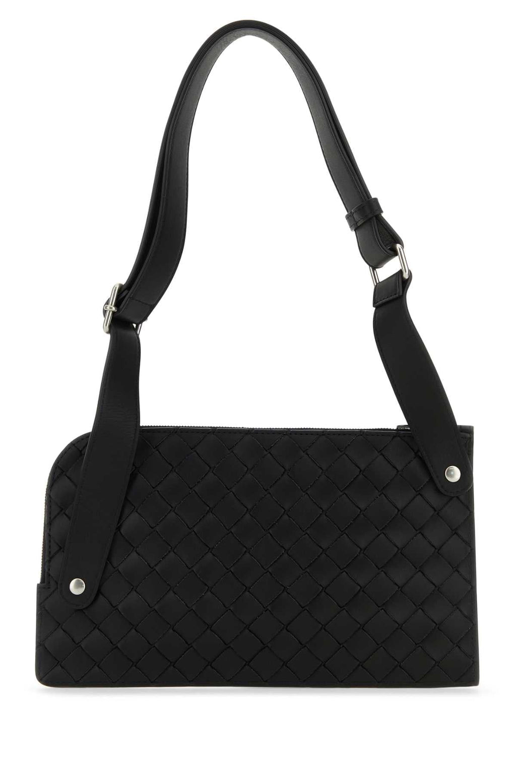 Bottega Veneta Men's Leather Handbag in Black - view 3
