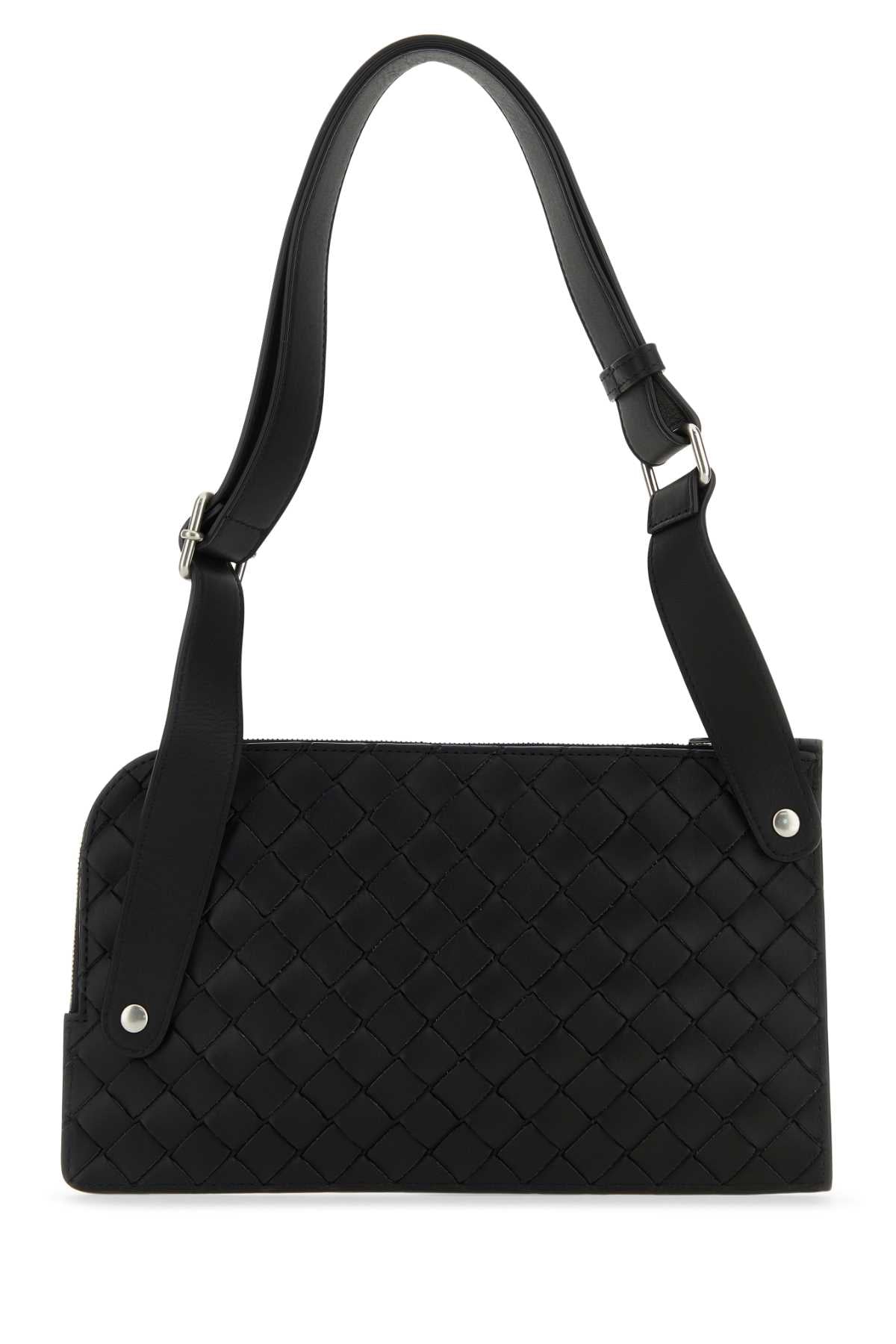 Bottega Veneta Men's Leather Handbag in Black - view 3