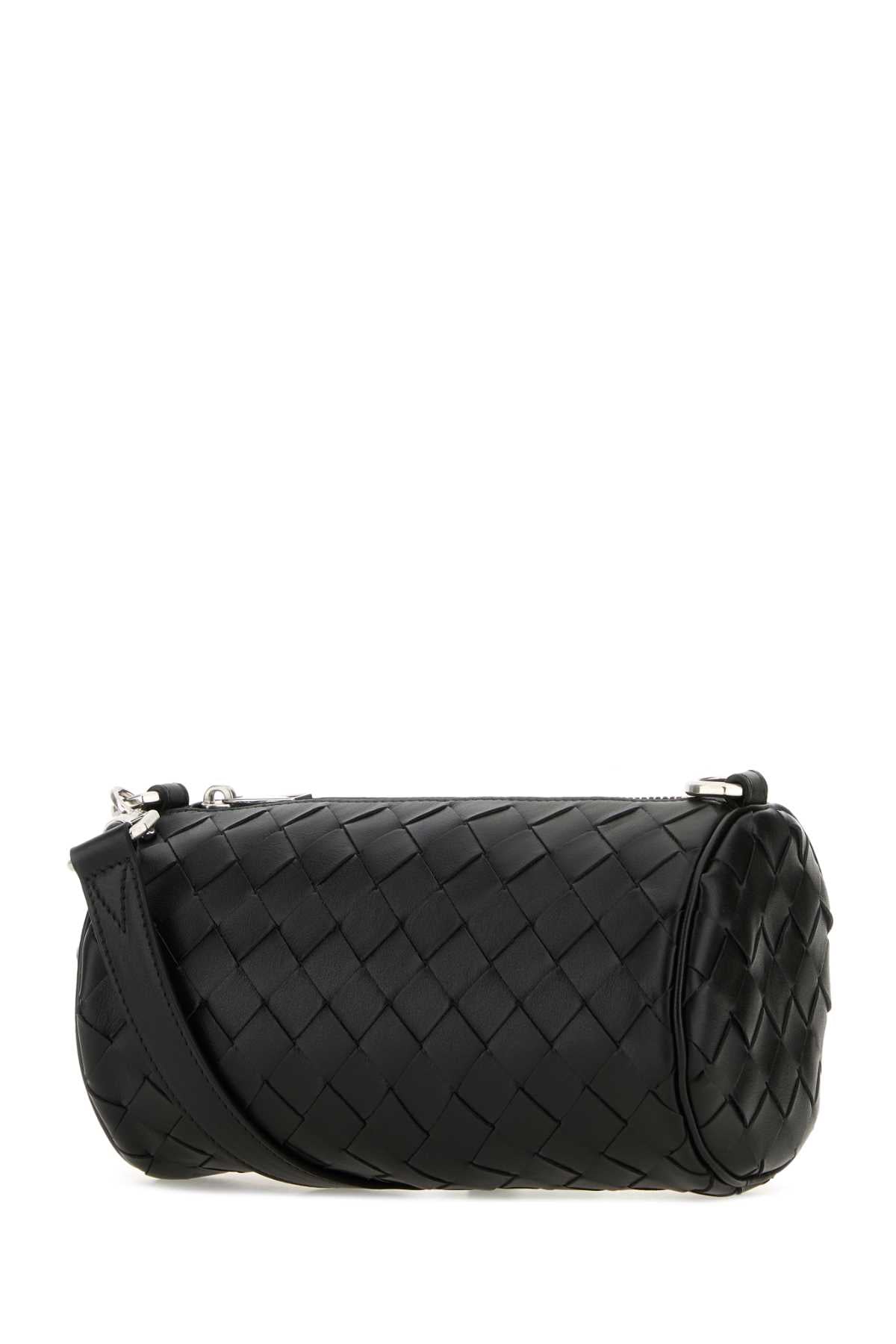 Bottega Veneta Men's Woven Leather Handbag in Black - view 2