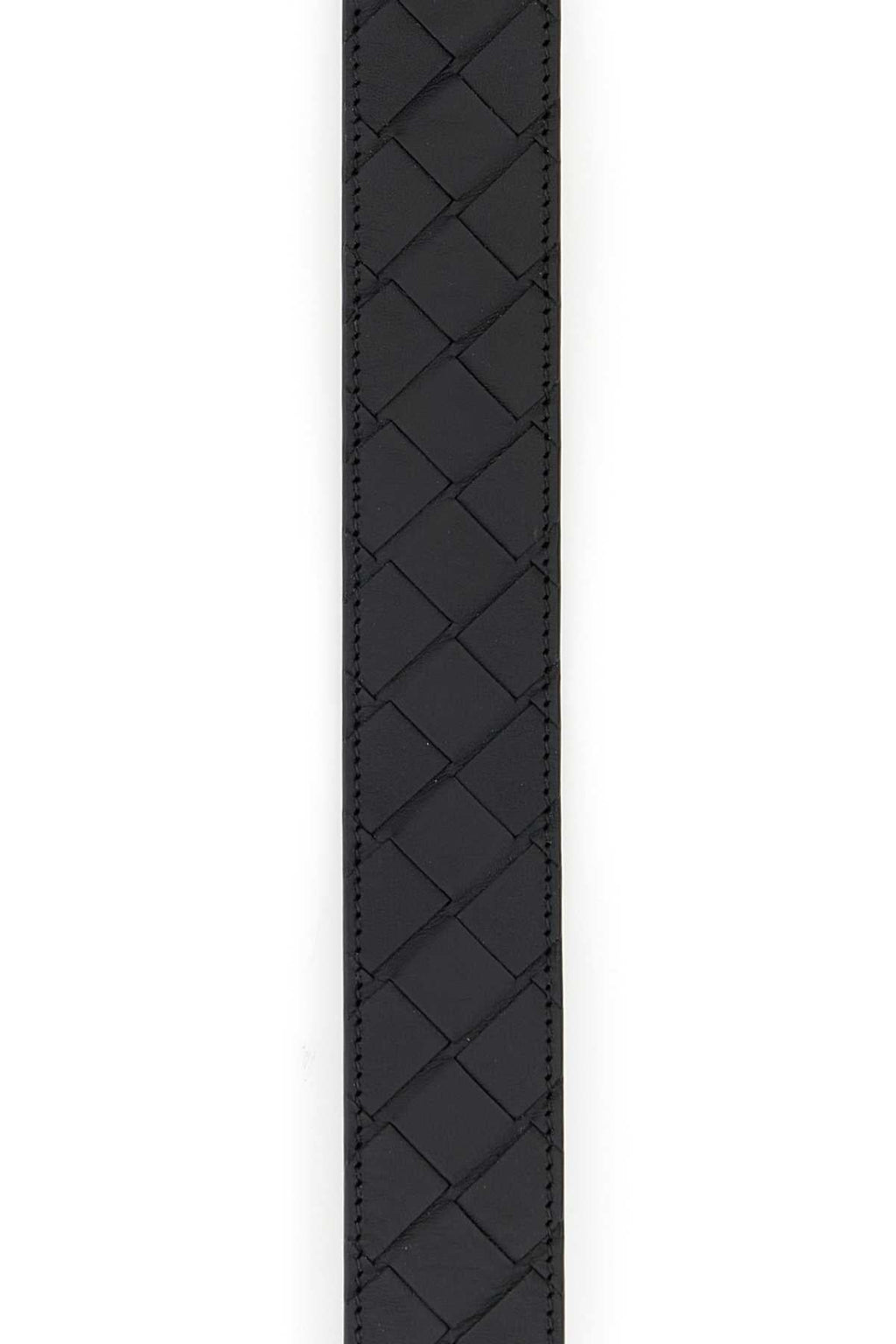 Bottega Veneta Men's Reversible Leather Belt in Black - view 3