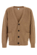 Bottega Veneta Men's Wool Cardigan in Camel - view 1