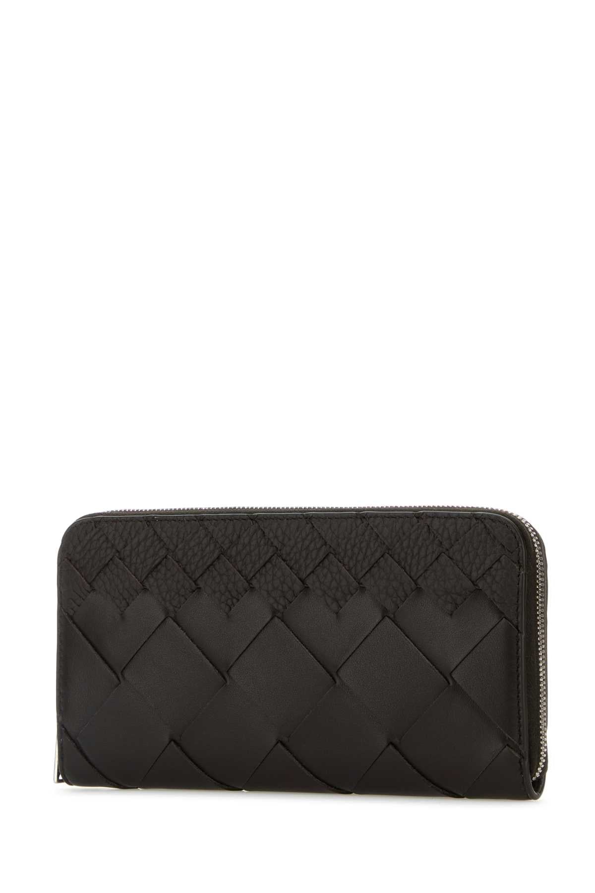 Bottega Veneta Men's Calfskin Zip-Around Wallet in Brown - view 2