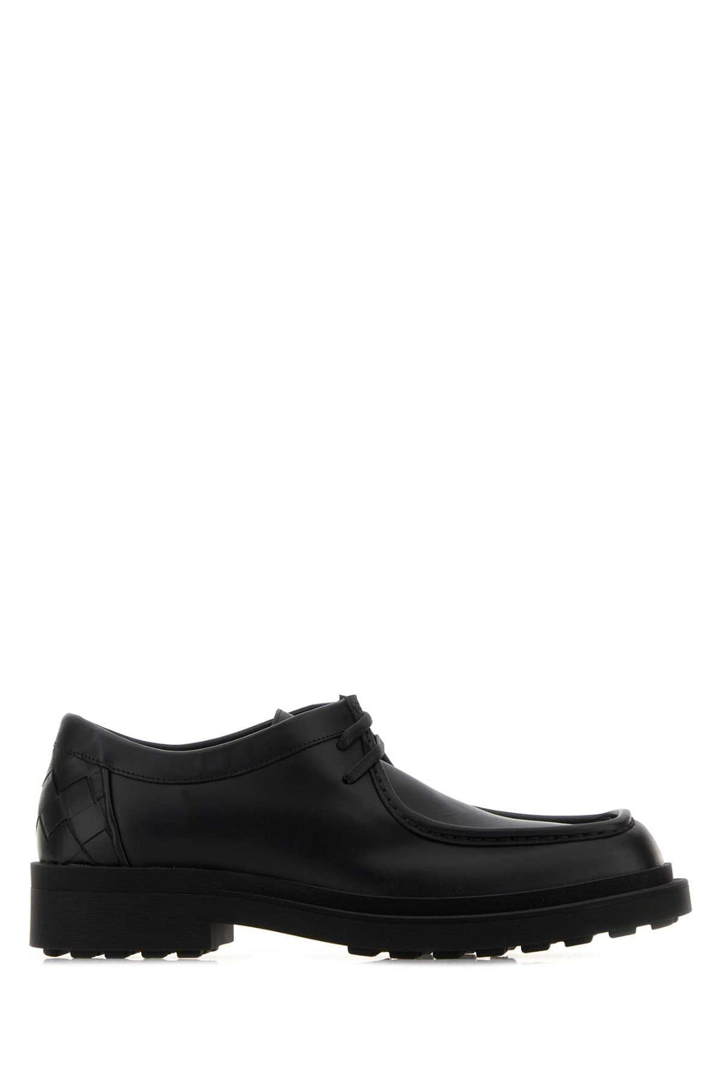 Bottega Veneta Men's Leather Lace-Up Shoes in Black - view 1