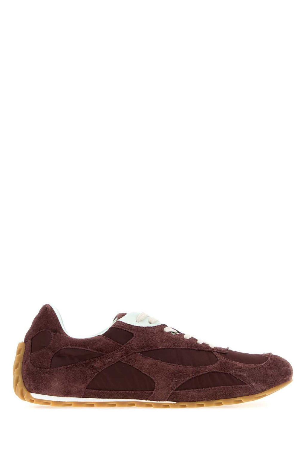 Bottega Veneta Men's Suede Sneakers in Bordeaux - view 1