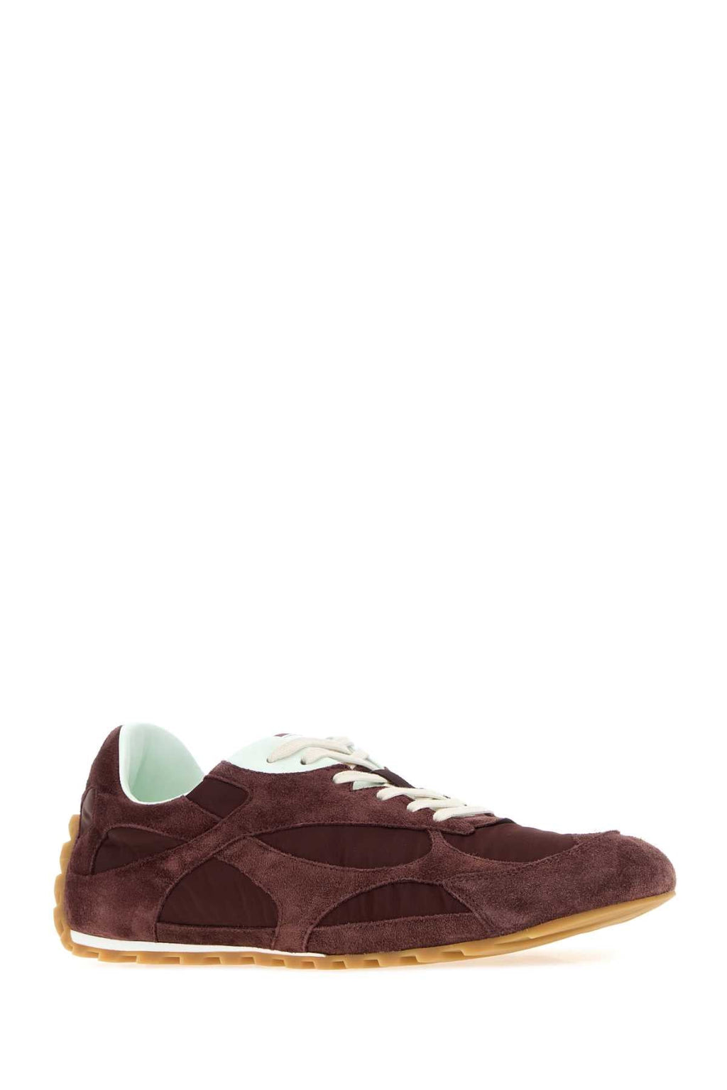 Bottega Veneta Men's Suede Sneakers in Bordeaux - view 2