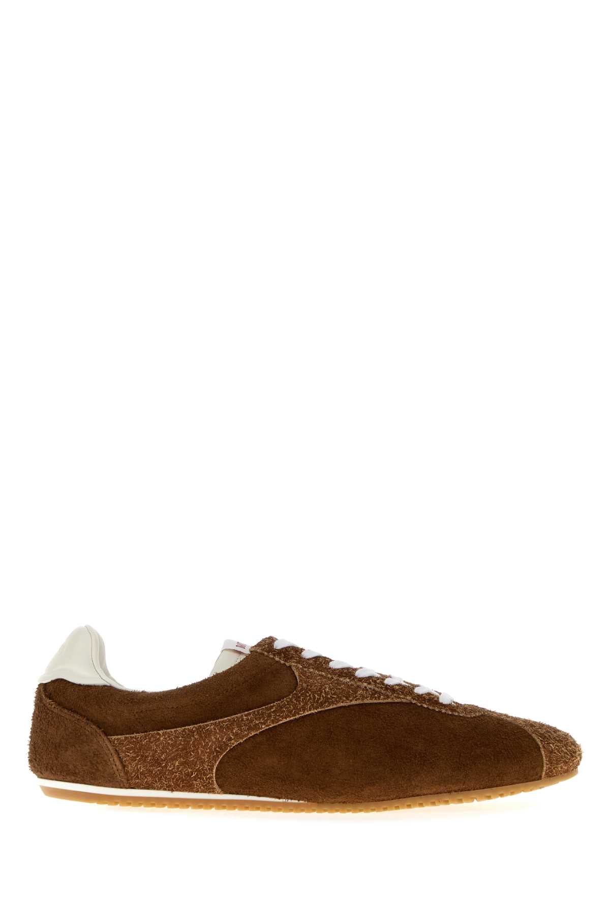 Bottega Veneta Men's Suede Sneakers in Brown - view 1