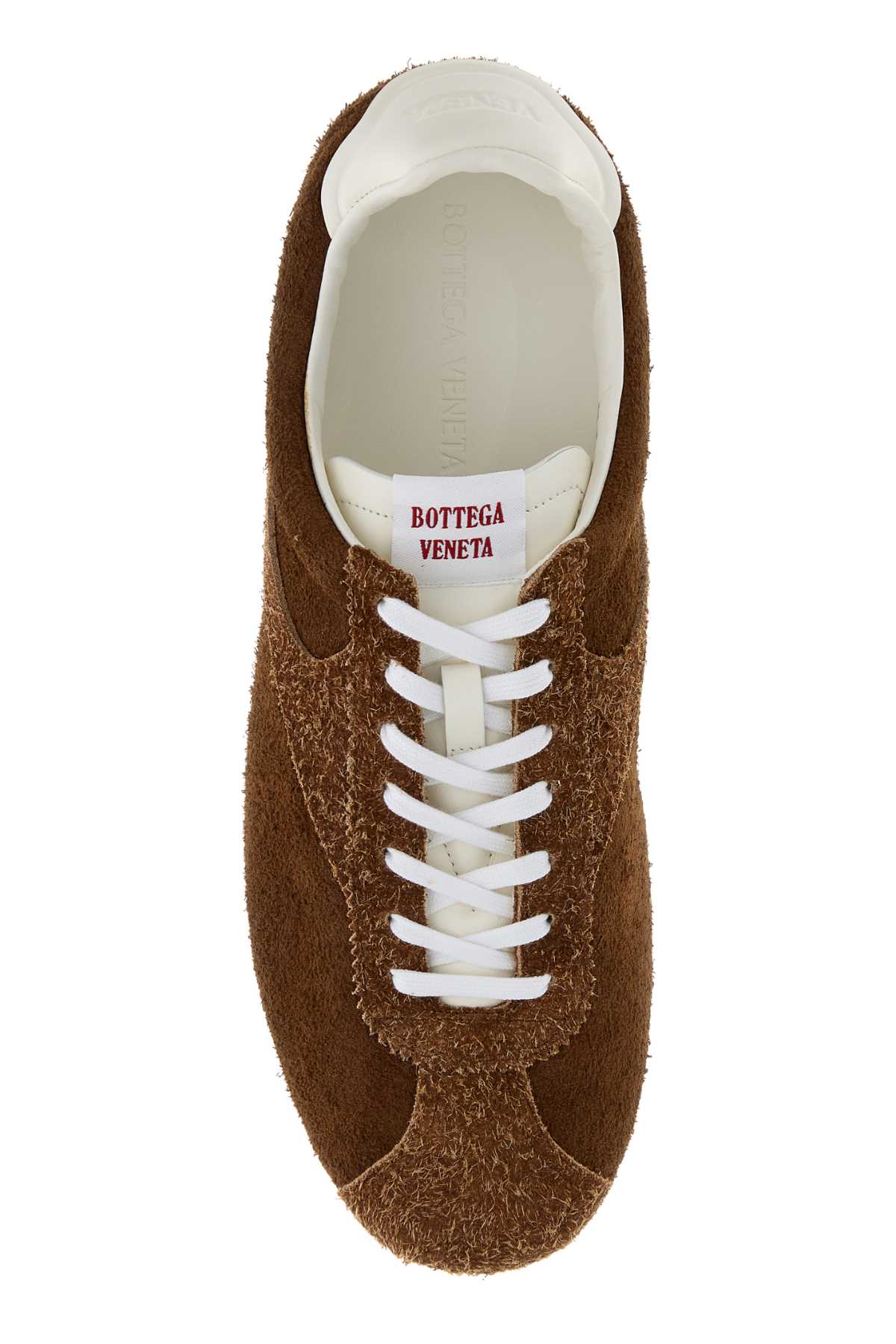 Bottega Veneta Men's Suede Sneakers in Brown - view 3