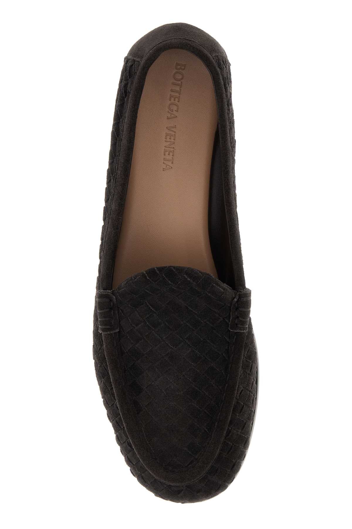 Bottega Veneta Men's Suede Loafers in Black - view 3