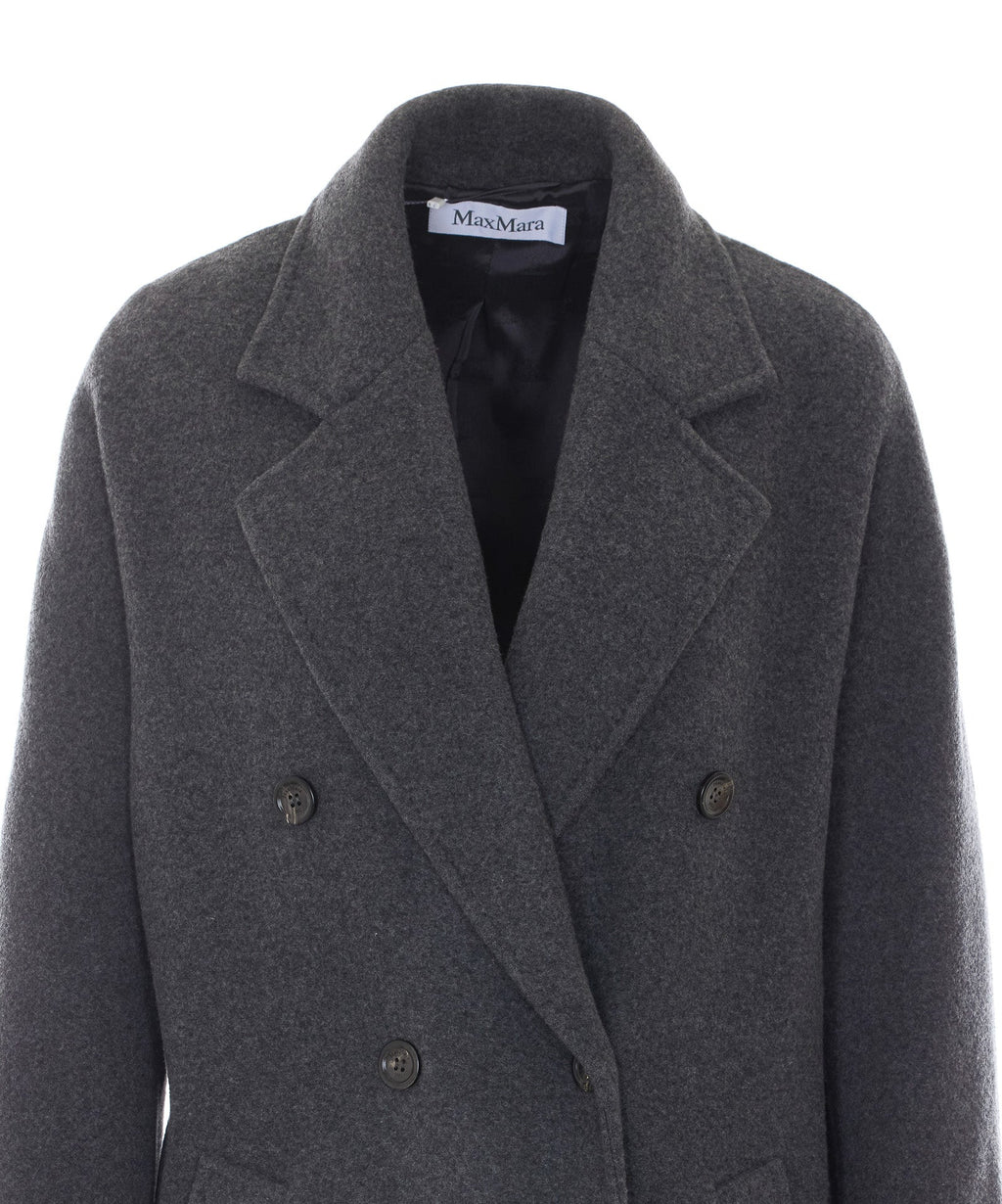 Max Mara Women's Cadmio Cappotto Over in Maglia in Grey - view 5