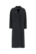 Max Mara Women's Cadmio Cashmere Blend Coat in Dark Grey
