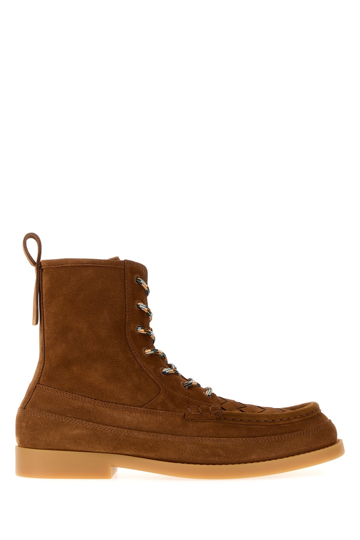 Bottega Veneta Men's Suede Pier Boots in Camel - view 1
