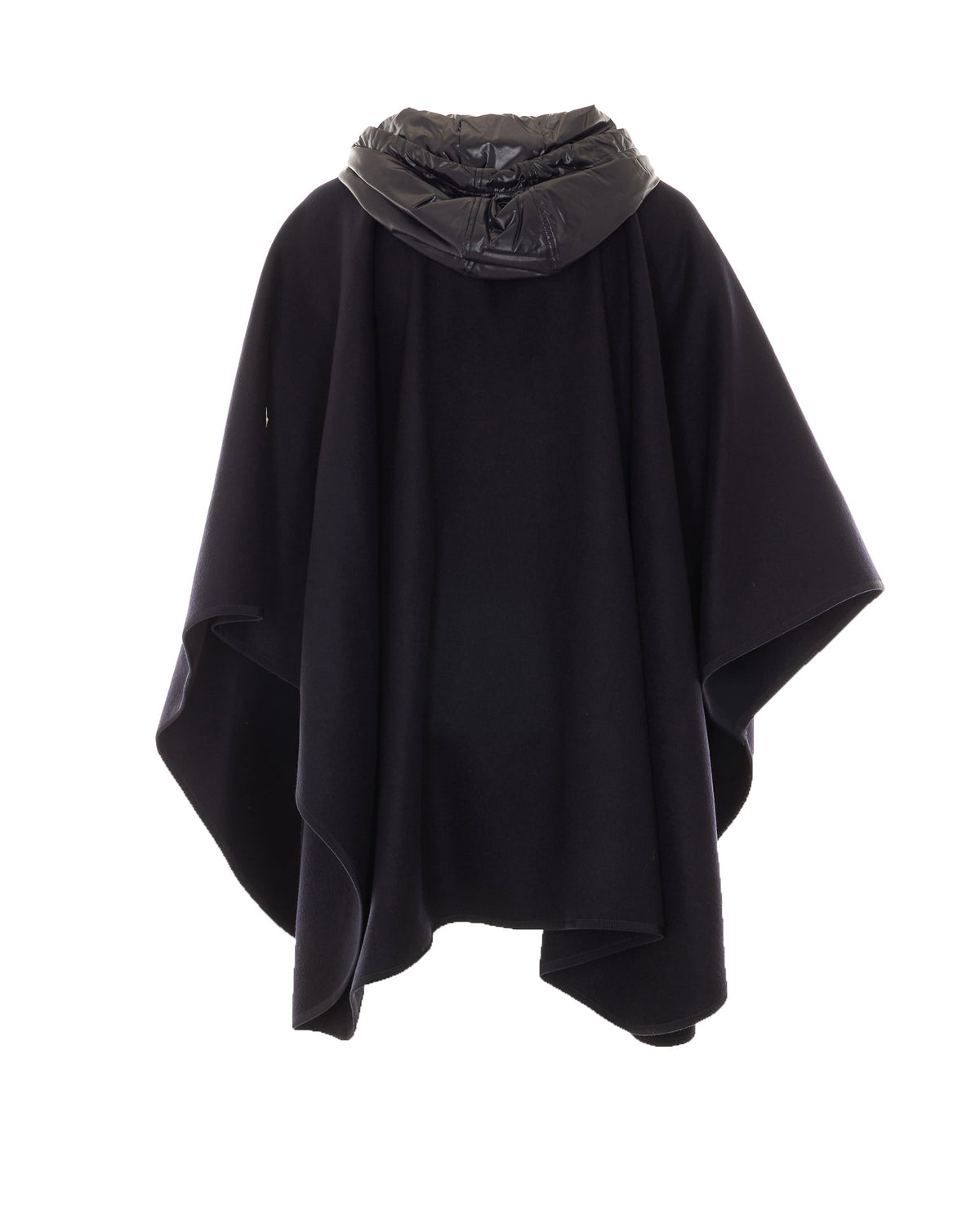 Moncler Women's Cape in Blue Wool - view 3