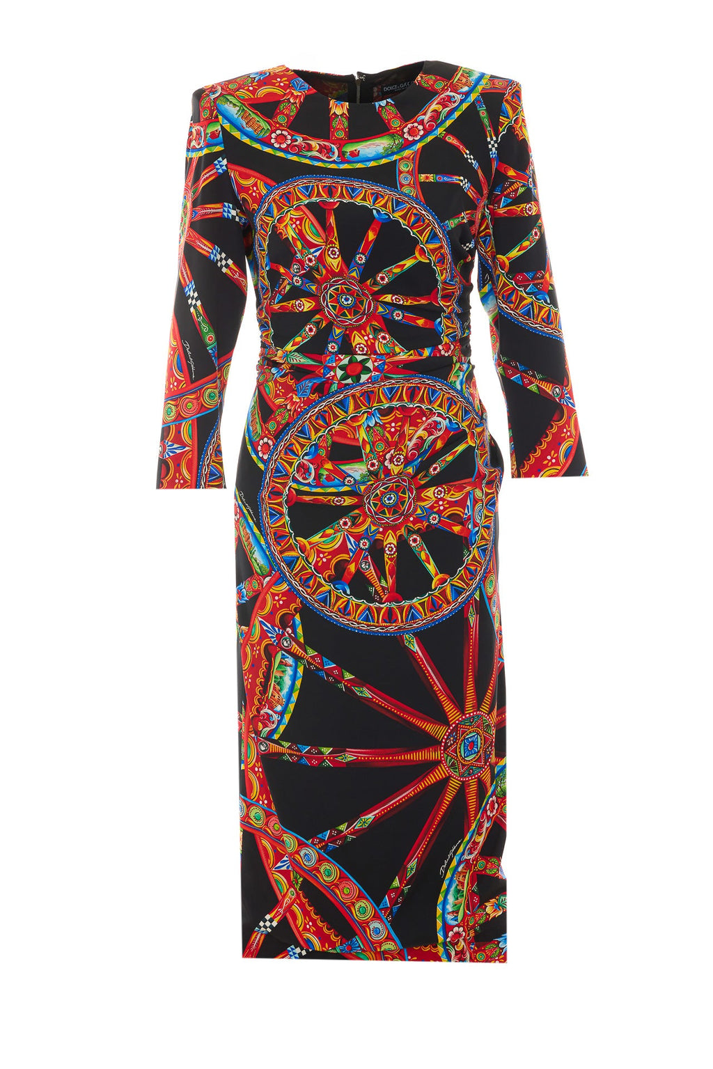Dolce&Gabbana Women's Carretto Print Dress in Multicolor - view 1