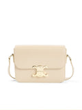 Celine Women's Teen Triomphe Small Shoulder Bag in Beige