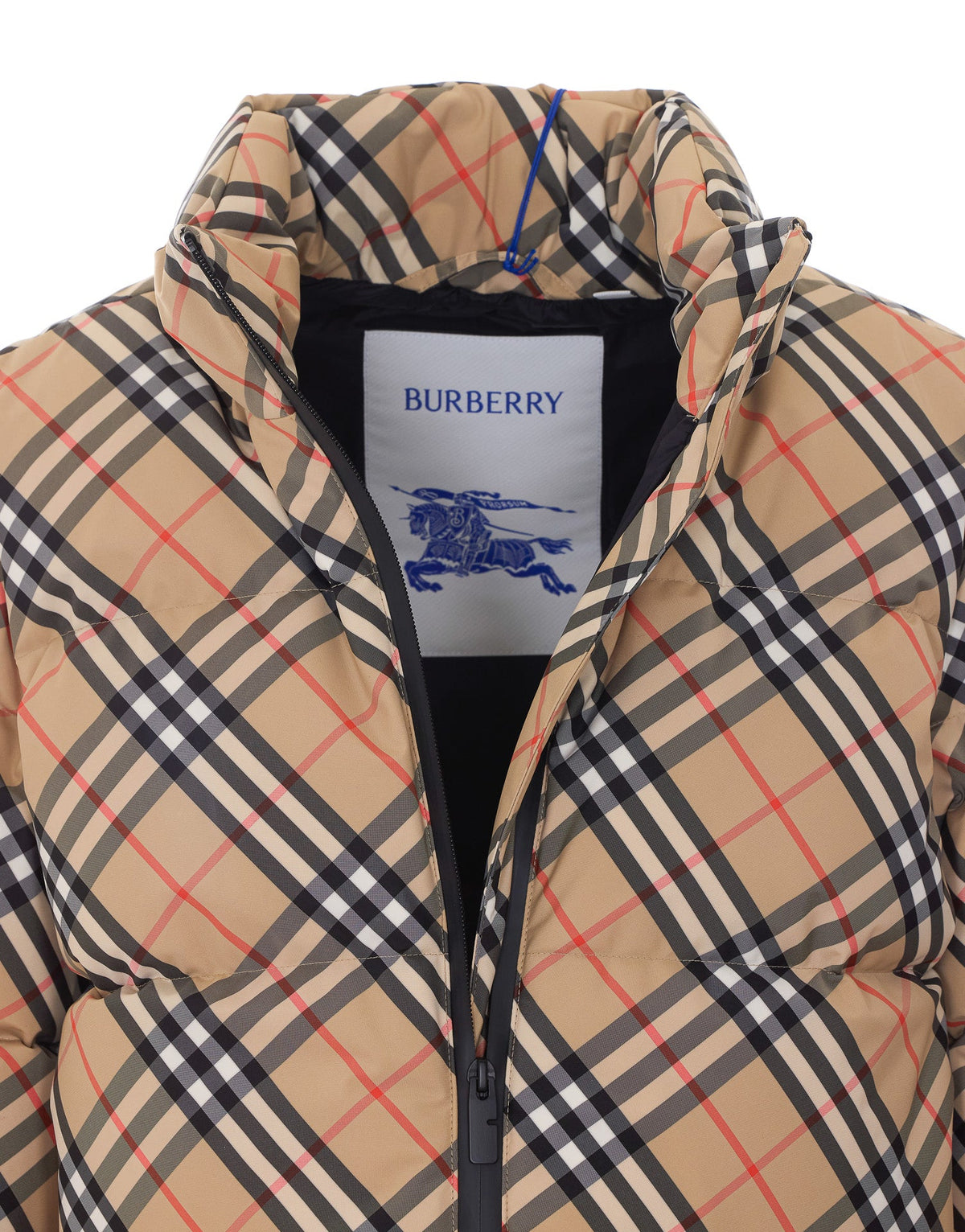 Burberry Women's Check Ambleside Down Jacket in Sand - view 4