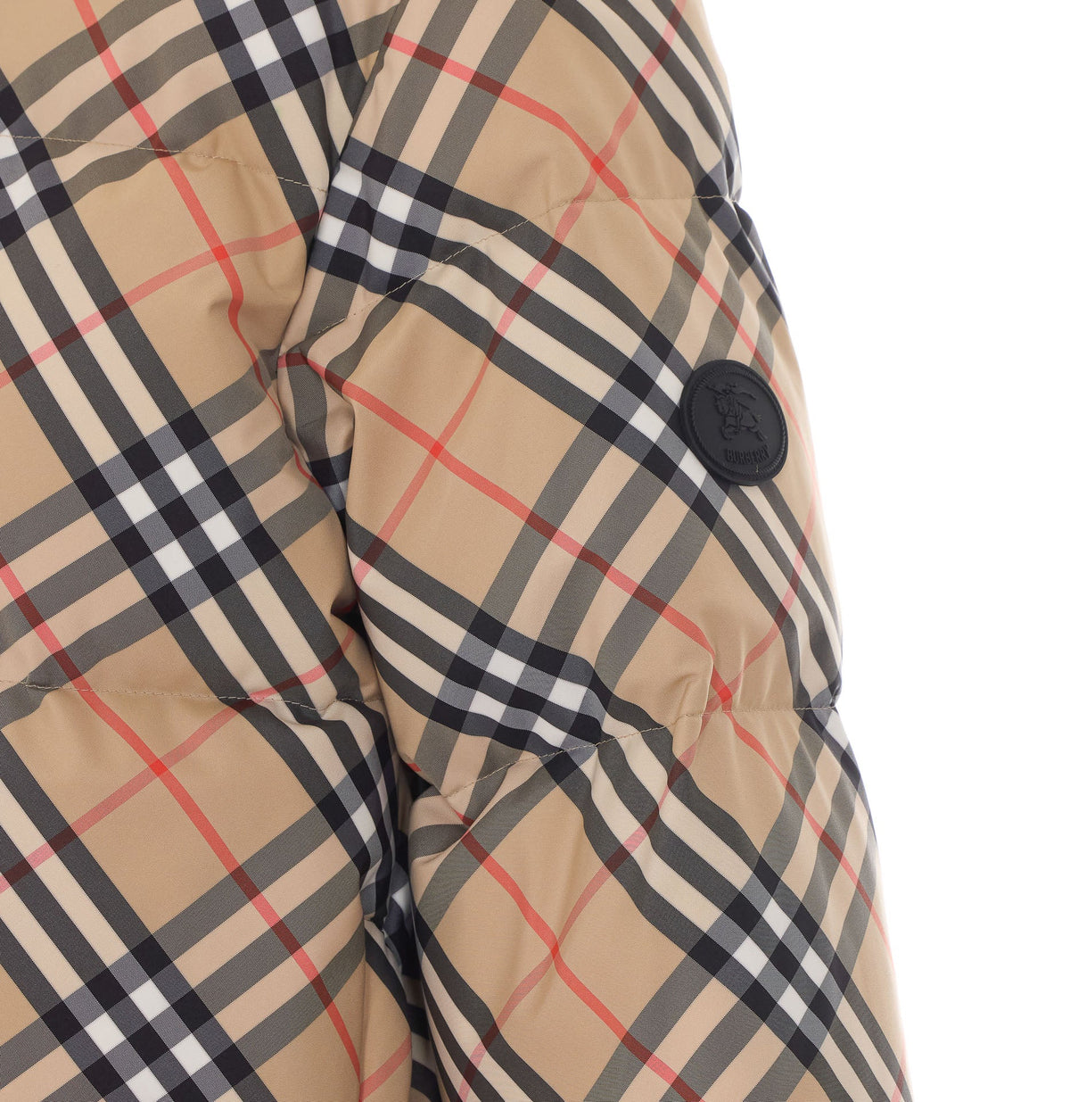 Burberry Women's Check Ambleside Down Jacket in Sand - view 3